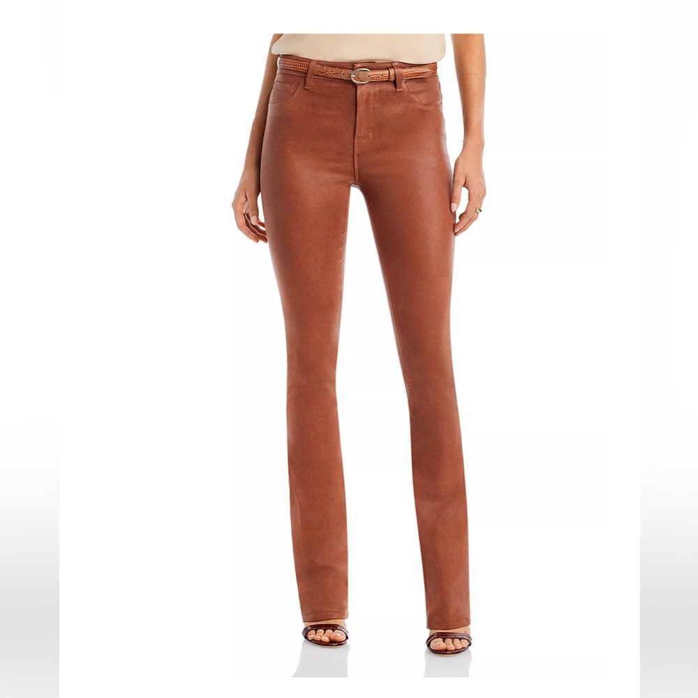 L’AGENCE Selma High Rise Sleek Baby Bootcut Jeans in Fawn Coated Sz 26